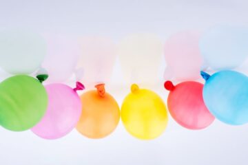 balony pastelowe